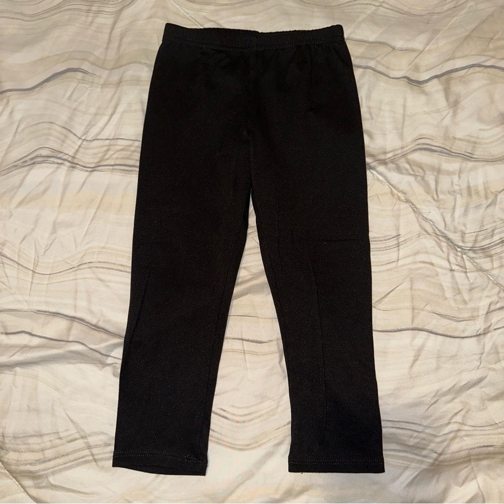 Disney Classic Black Kids Leggings - Picture 1 of 3